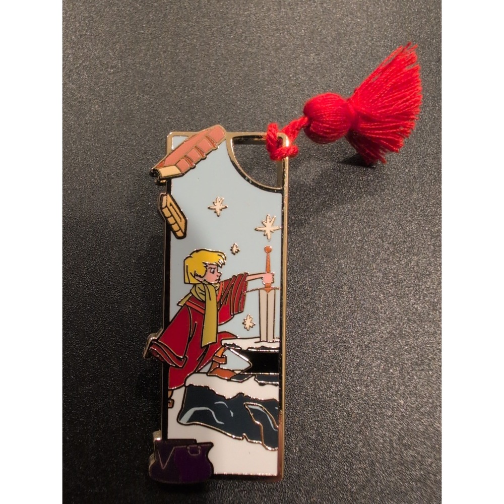 Disney Bookmark Tassel Blind Box Enamel Pin Sword In The Stone New Series 2